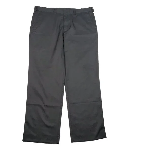 Edwards Men's Flat Front Black Dress Pants 40x32 Business - Picture 3 of 6